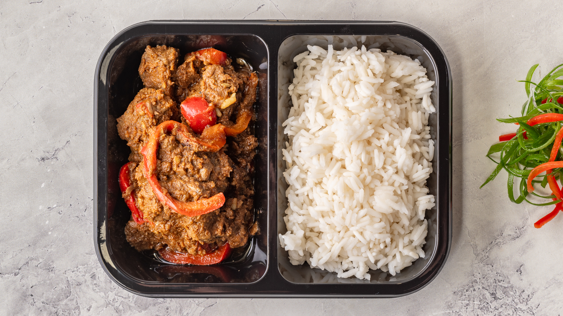Beef Curry with Basmati Rice
