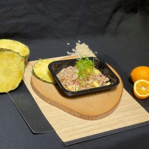 Garlic Lemon Chicken and Brown Rice Salad