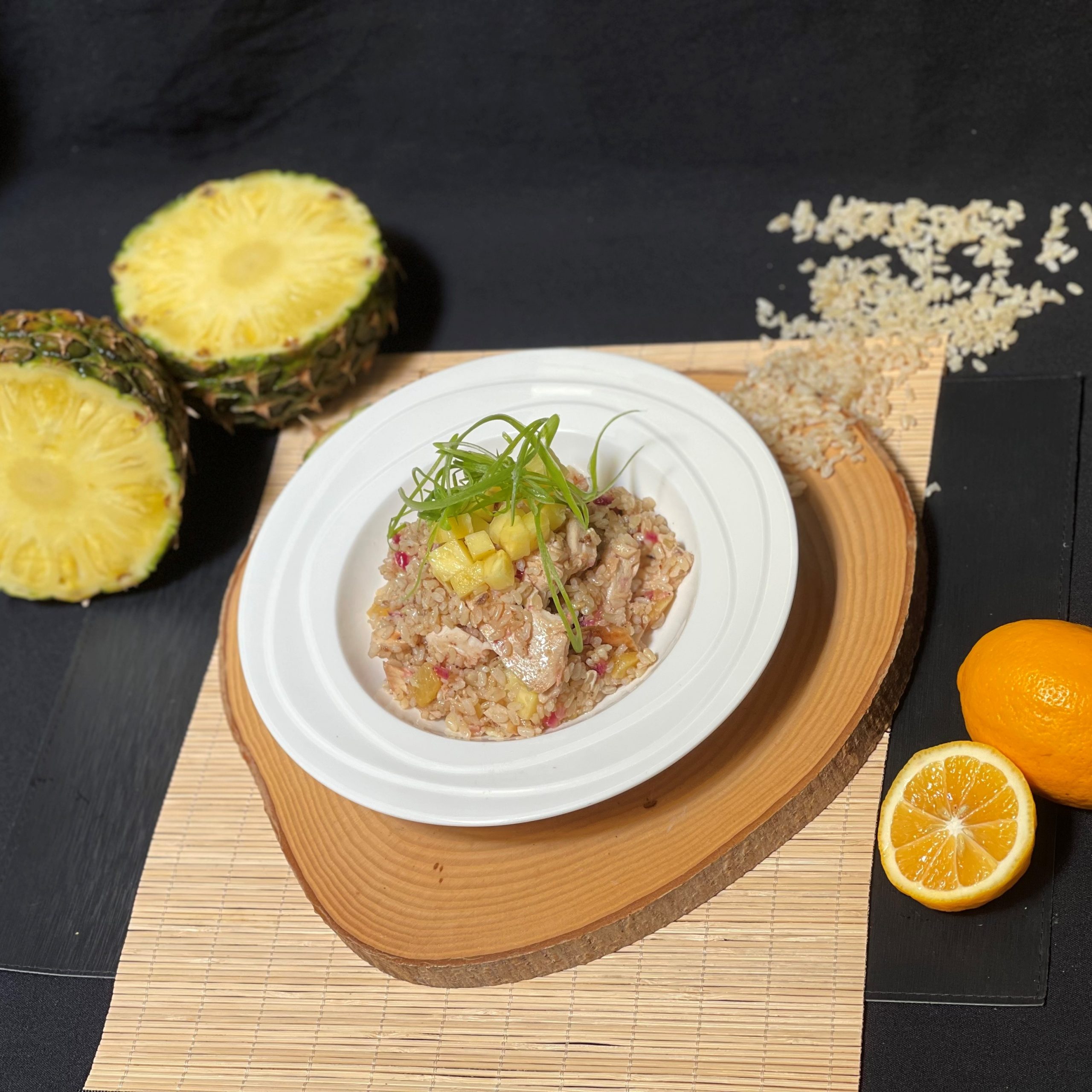 Garlic Lemon Chicken and Brown Rice Salad - Image 3